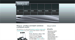 Desktop Screenshot of boxy.cz